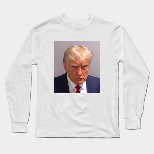 trump mugshot Long Sleeve T-Shirt by squat680